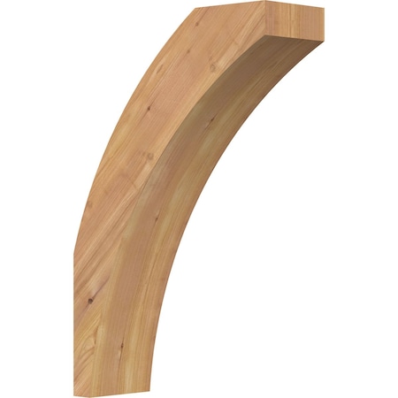 5 1/2"W x 16"D x 24"H Thorton Smooth Knee Brace, Western Red Cedar